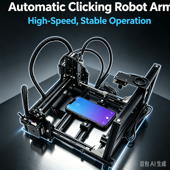 Multi-camera automated clicking robotic arm | AI intelligently and automatically executes tasks